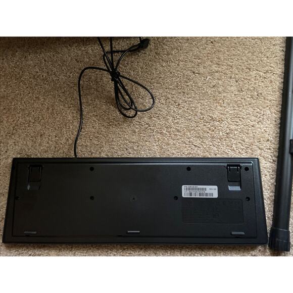 Genuine HP USB Wired PC Computer Keyboard Model SK-2085 Slim Black - Picture 3 of 4